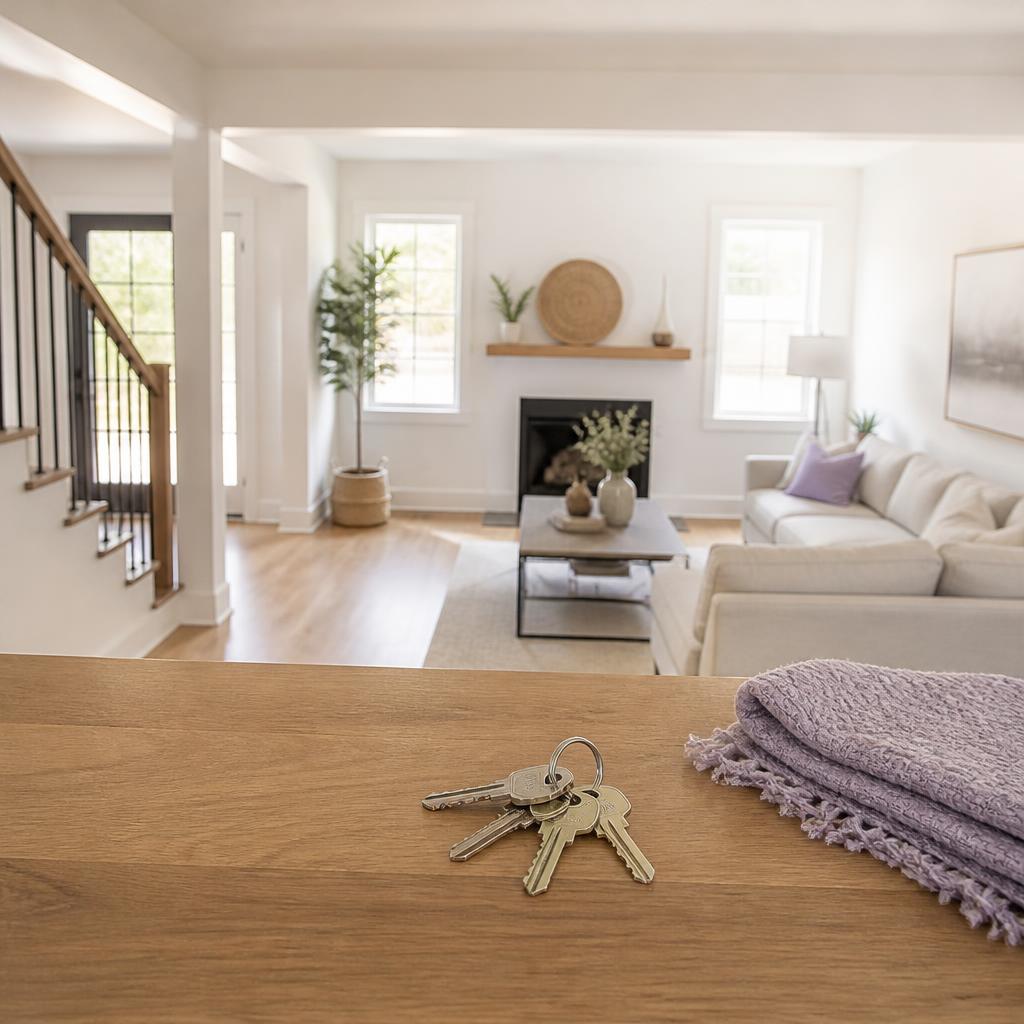 A bright empty living room ready for its next chapter